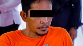 Gembong narkoba Salihin alias Saleh saat dibekuk BNN. (foto: dok BNN RI)