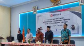 Pelaksanaan Rakor Oragnisasi Pengaawas Pemilu bagi Stakeholder Pemilu