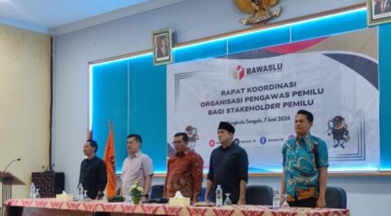 Pelaksanaan Rakor Oragnisasi Pengaawas Pemilu bagi Stakeholder Pemilu