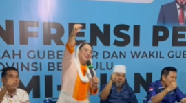 Ketua Tim Pemenangan Helmi-Mian, Destita.