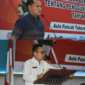 Ketua dan Korsek Bawaslu Benteng saat menyampaikan sambutan dan arahan pada peserta Bimtek.