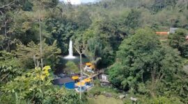 Salah satu objek wisata air terjun di Kepahiang