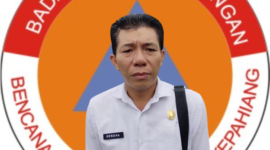 Kepala BPBD Kepahiang, Hendra, ST