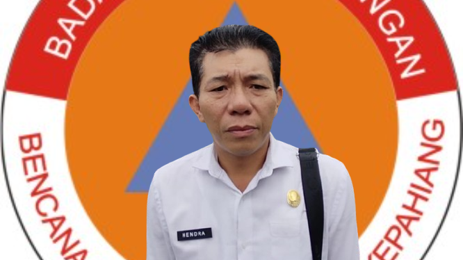 Kepala BPBD Kepahiang, Hendra, ST