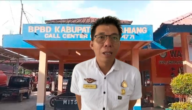 Kepala BPBD Kepahiang, Hendra, ST
