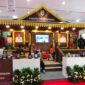 Stand pameran produk UMKM Kepahiang yang berhasil mengantarkan Pak Sahid Coffee bekerjasama dengan Holding Kopi Kanada