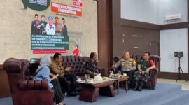 Para narasumber bersemangat membahas dan memaparkan program peningkatan hasil produksi pertanian dan swasembada pangan
