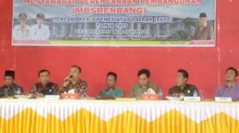Kegiatan Musrembang yang dilakukan di Kecamatan Tebat Karai beberapa waktu lalu.