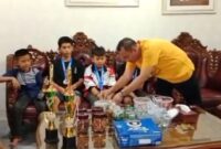 Wabup, Zurdi Nata mengundang dan menjamu para atlet KPS Nusantara yang mengharumkan Kepahiang pada turnamen Rektor Cup Unila.