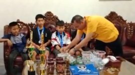 Wabup, Zurdi Nata mengundang dan menjamu para atlet KPS Nusantara yang mengharumkan Kepahiang pada turnamen Rektor Cup Unila.