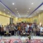 Foto bersama para peserta rapat evaluasi kapasitas bagi pengawas ad-hoc pasca pengawasan tahapan pemilihan kepala daerah serentak tahun 2024
