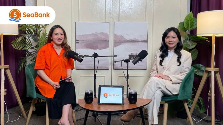 Lindawati Octaviani, Direktur Keuangan SeaBank Indonesia berbagi tips keuangan di podcast womentalk