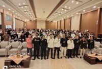 Peserta OKK PWI Banten berfoto bersama usai acara pembukaan. (foto: PWI/wa)