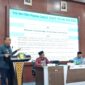 Wabup yang juga bupati terpilih, Zurdi Nata menyampaikan paparan tentang 16 program dan visi misinya memimpin Kepahiang hingga 2030.