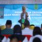 Kepala BNN RI menyampaikan arahan saat meresmikan kantor BNN Sambas