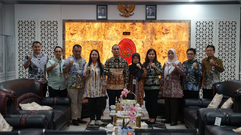 Kanwil DJP Bengkulu dan Lampung saat audiensi dengan Kejaksaan Tinggi Bengkulu 