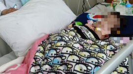 Kondisi bayi pasangan Sarnadi dan Satini saat dirawat di RS. (foto: dok/Satini)