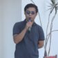 Ayub David Pranoto menyampaikan arahan saat apel perdana sebagai Plt Sekwan