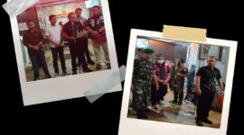 Konfrensi pers Kejari Kepahiang pasca penetapan 2 eks pimpinan DPRD periode 2019-2024 sebagai Tsk. 
Bawah: Anggota DPRD, AD saat digelandang menuju mobil tahanan