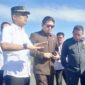 Ketua DPRD Kepahiang saat mendampingi Ketua DPRD Provinsi saat meninjau BBI sebagai lokasi pembangunan sport center