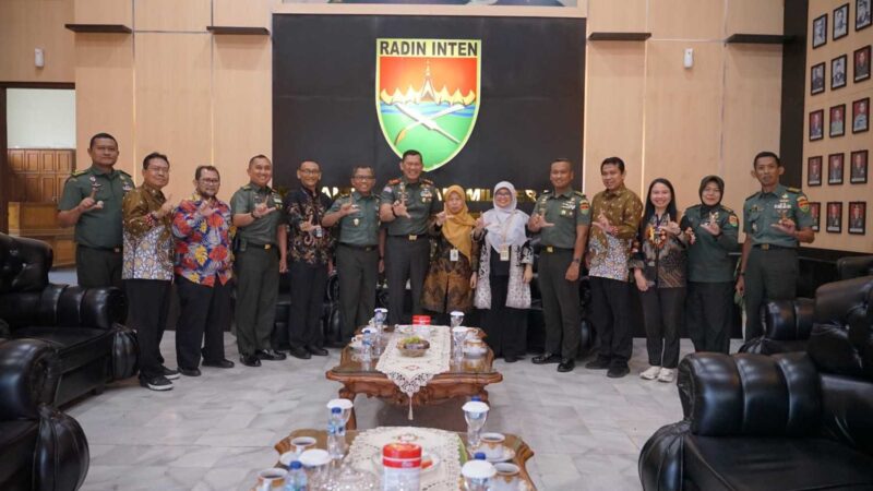 Perwakilan Kementerian Keuangan Provinsi Lampung (Kemenkeu Satu Lampung) menggelar audiensi dengan Komando Daerah Militer (Kodam) XXI/Radin Inten Lampung
