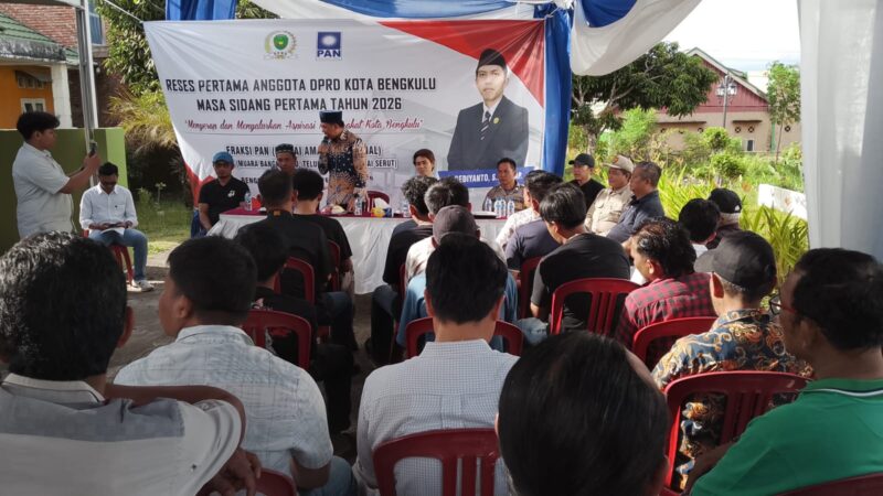 Suasana Reses Anggota DPRD Kota Bengkulu, Dedyanto di RT 26 Muara Bangkahulu 
