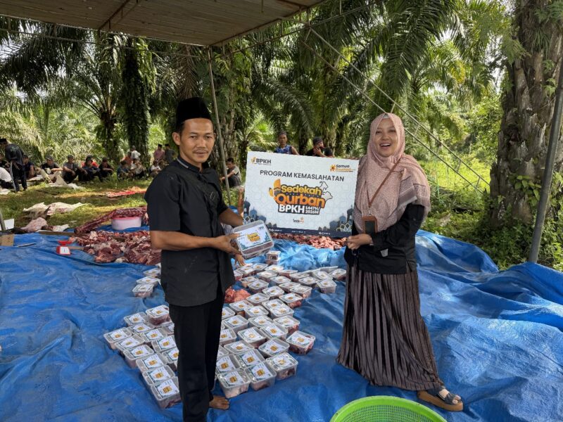 Daging kurban siap didistribusikan pada masyarakat 