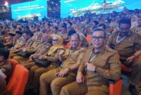 Bupati, Zurdi Nata saat di arena Rakornas. (dok)