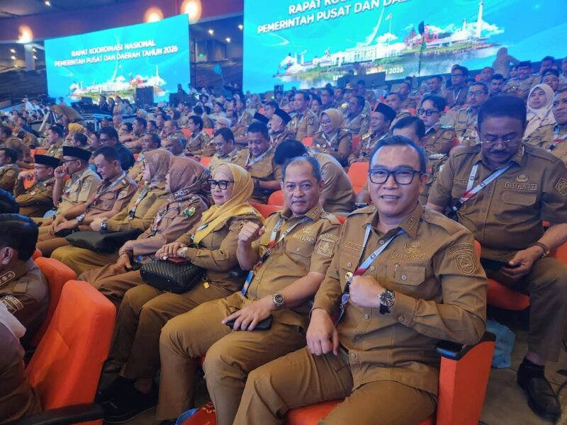 Bupati, Zurdi Nata saat di arena Rakornas. (dok)
