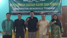 Para presedium MD KAHMI Benteng periode 2026-2031 berfoto bersama usai Musda.(Andreas Putra/warta aspirasi)
