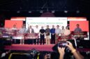 Gubernur Bengkulu,para direktur BPD berfoto bersama usai penarikan undian nasional tabungan Simpeda. (Andreas/warta aspirasi)