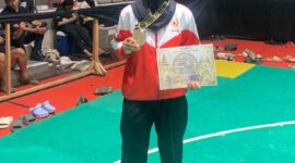 Pesilat Kepahiang berhasil mengharumkan daerah setelah berhasil menyabet medali Perunggu dalam kejuaraan bergengsi. 