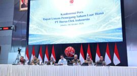 Para Pemegang Saham Setujui Tiga Agenda BEI dalam RUPSLB Tahun 2026. (foto: idx)